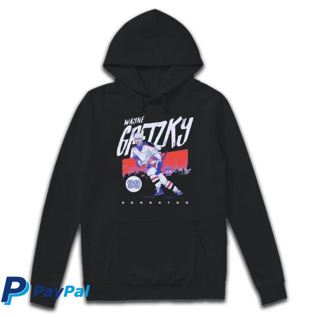 Wayne Gretzky Edmonton Oilers Former Player Grunge Sweatshirts