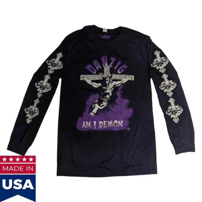 Trending Big Cartel Merch Store Danzig Am I Demon Hoodie Sweatshirt Bigcartel Shop