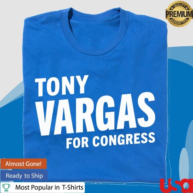 Raygun Merch Tony Vargas For Congress Long Sleeve T Shirt