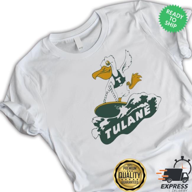 Official Vintage Surfing Tulane Crewneck Sweatshirt