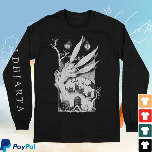 Indiemerchstore Merch Vildhjarta Feathers Longsleeve Hoodie
