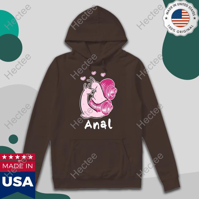 Iaamtink Anal Safety Snails Hoodied Sweatshirt