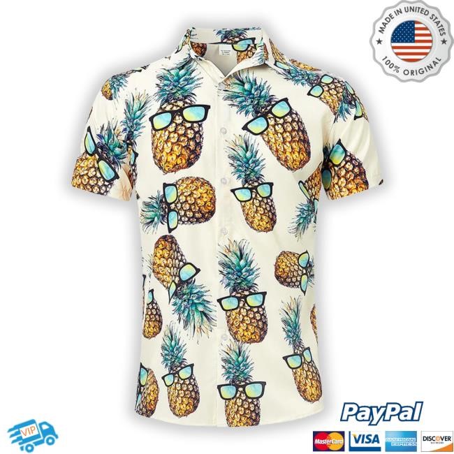 Sunglasses Pineapple Yellow Novelty Hawaiian Classic Shirt