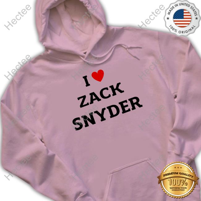 Unbiased Snyder Fan I Love Zack Snyder T Shirt