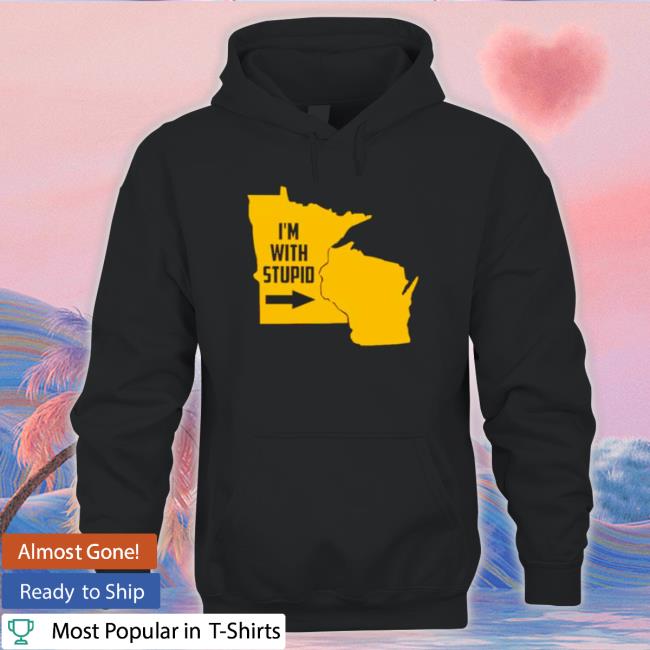 Minnesota I’M With Stupid Long Sleeve Shirt
