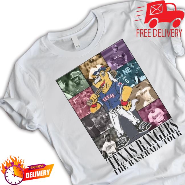 Texas Rangers World Series The Eras Tour Baseball Tee Shirt