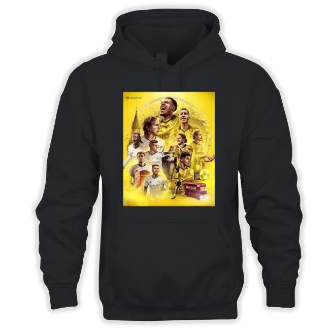 Original 2024 Uefa Champions League Final Matchup Borussia Dortmund Vs Real Madird t-shirt, hoodie, tank top, sweater and long sleeve t-shirt