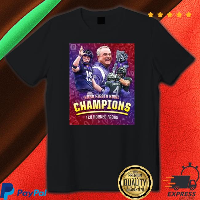 Tcu Horned Frogs Vrbo Fiesta Bowl Champions Tee