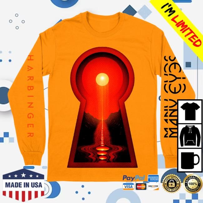 Official Deathwish Inc Merch Store Shop Perseverance Media Group Many Eyes Harbinger Gold T-Shirt