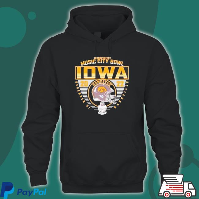 University Of Iowa Football 2022 Music City Bowl Hooded Sweatshirt