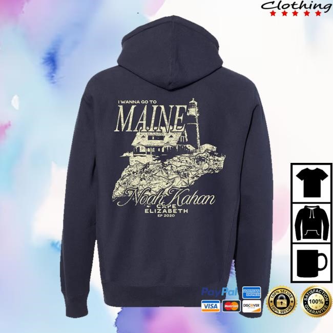 Official Noah Kahan Cape Elizabeth Tee Shirt