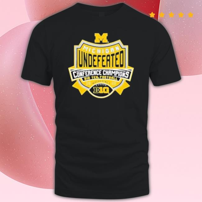 Official Michigan Wolverines Big Ten Champs 2022 Undefeated Classic shirt