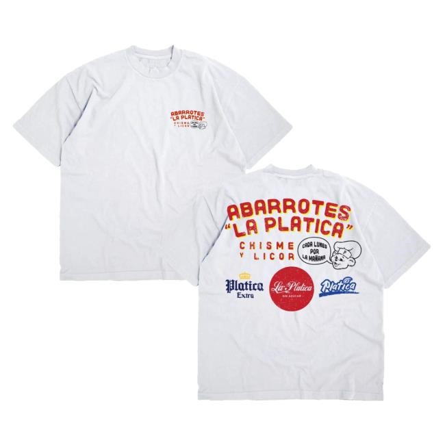 La Platica Podcast Merch Shop Abarrotes Tee