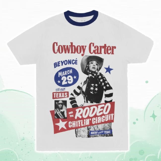 Trending Cowboy Carter Short Sleeve Ringer Long Sleeve T Shirt Beyonce Shop Merch Store