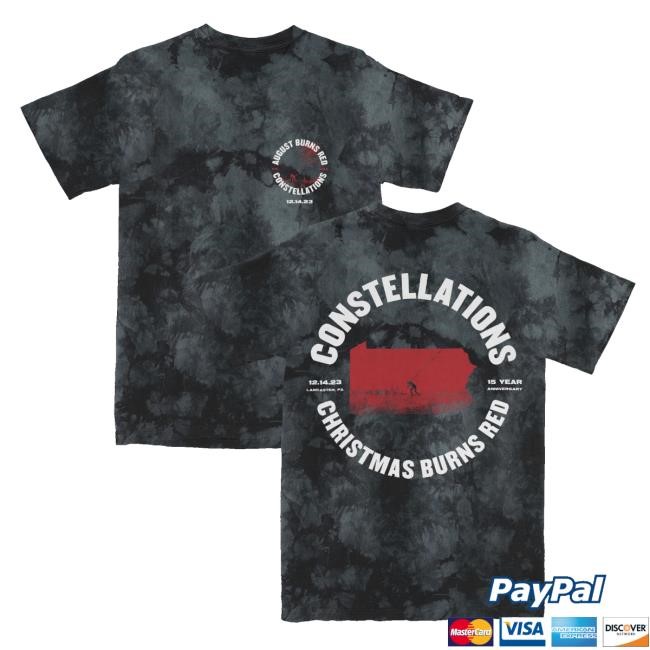 August Burns Red Tour Merch Store Constellations Cbr Tie Dye Sweatshirt