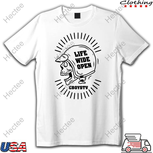 Life Wide Open Cboystv Tee Shirt