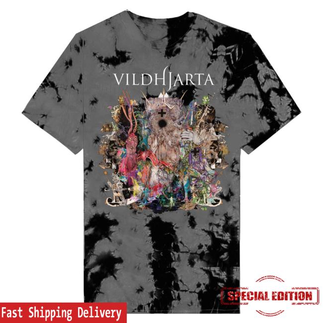 Official Indie Merch Store Vildhjarta + Kristallfågel + Custom Tie Dye T Shirt Indiemerchstore Shop