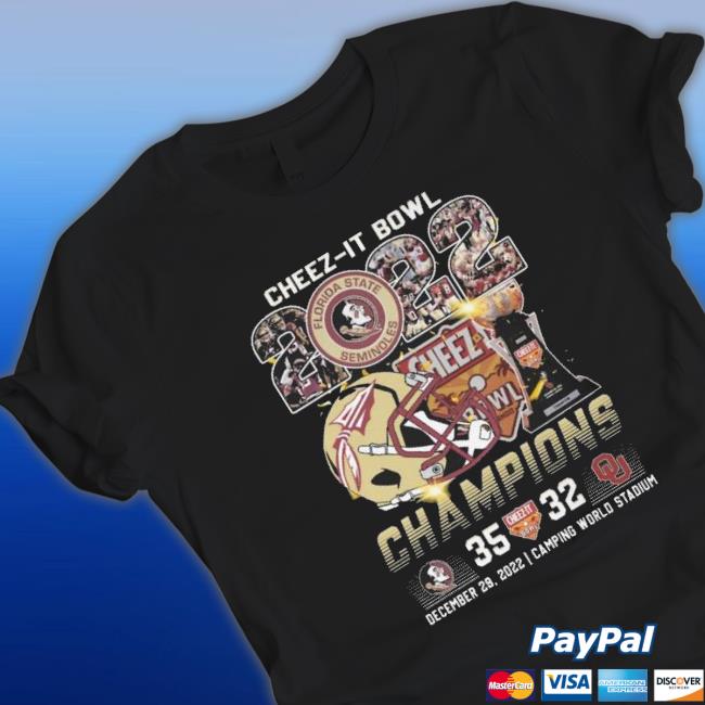 Florida State Seminoles 35-32 Cheez-It Bowl Champions 2022 T-Shirt