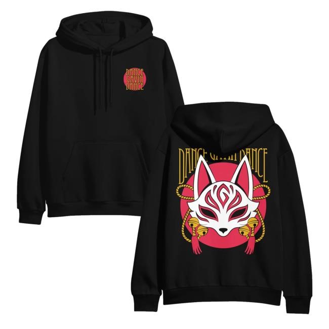 Official Dance Gavin Dance Kitsune - Black Tee Dancegavindanceband Merch Store Kitsune