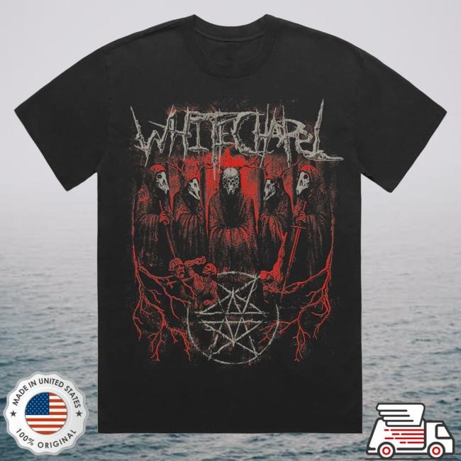 Official Whitechapel Merch Shadowed Sin Faded Black T-Shirt, Hoodie, Tank Top, Sweater And Long Sleeve T-Shirt