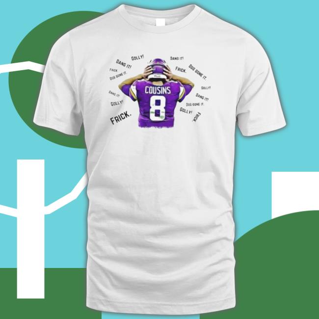 Minnesota Vikings Kirk Cousins Football T-shirt Minnesota Vikings Kirk Cousins Football Hooded Sweatshirt