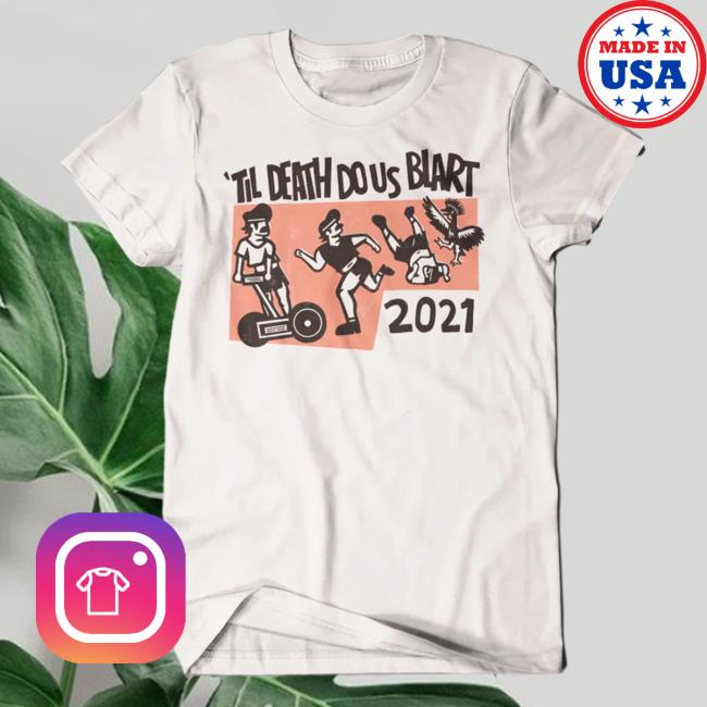 Official Mcelroy Merch Death Blart Tee Heather Cement McelroyMerch