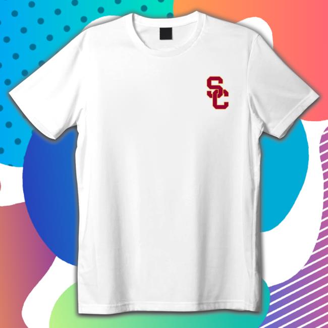 Usc Trojans Men’S Vineyard Vines White In La Helmet Whale Sweatshirts