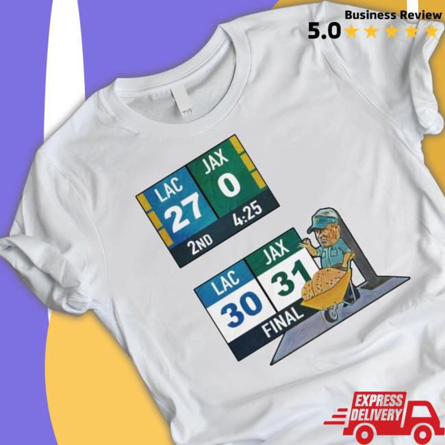 The Wildcard Comeback Big Nuts Edition Final 31-30 Jags Win tee shirt