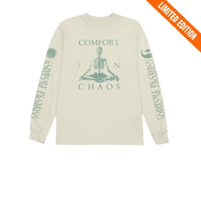 Johnsummit Merch Comfort In Chaos Tracklist Eucalyptus Long Sleeve