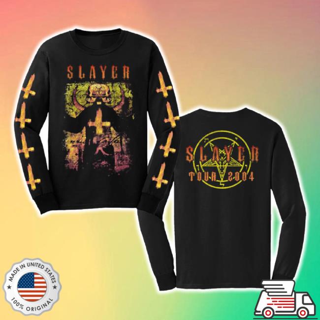 Original Double Priest Long Sleeve Tour Shirt Slayer Shop Merch Store