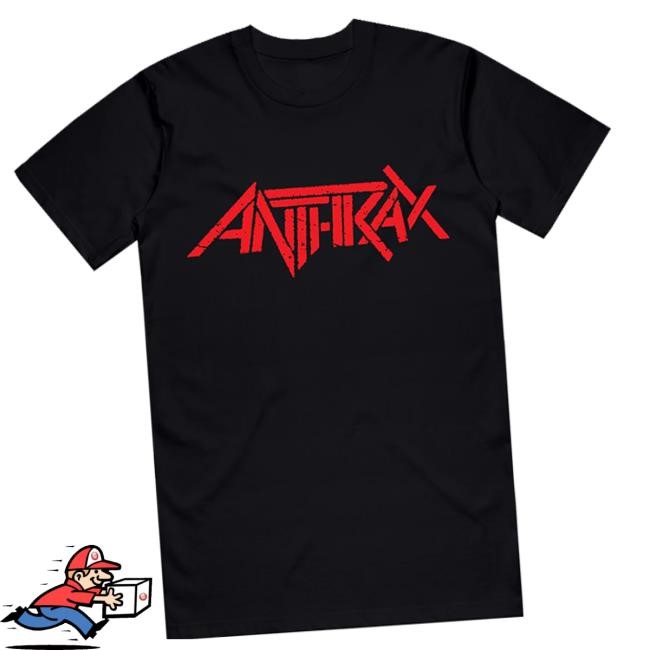 Official Anthrax Merch Store Classic Red Logo Funny Shirt