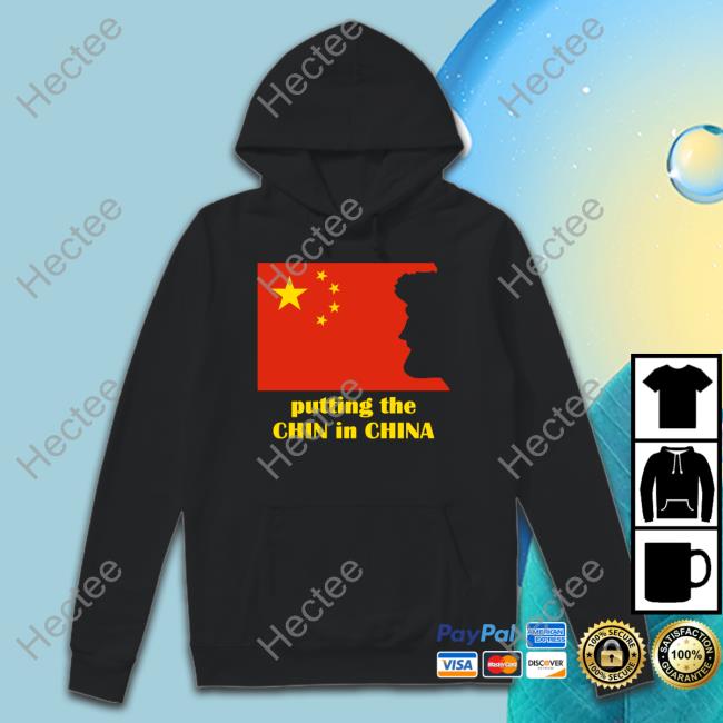 Putting The Chin In China Long Sleeve Tee Shirt