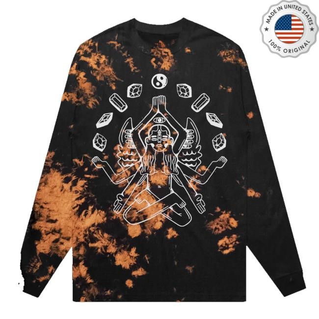 Zingara Music Merch Zingara - Lotus Tie Dye Long Sleeve Shirts