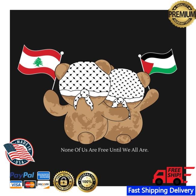 Limited Wearthepeace Merch Store Free Lebanon Hooded Sweatshirt