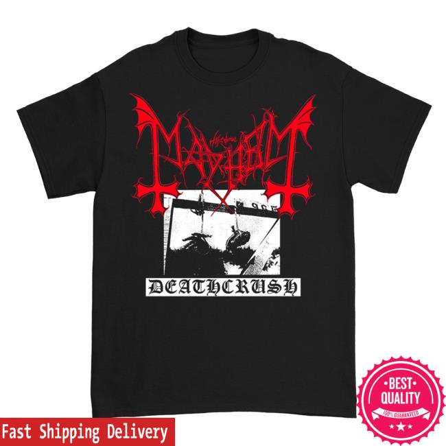 Official Kings Road Merch Store Deathcrush New Shirt (Black) Mayhem Kingsroadmerch