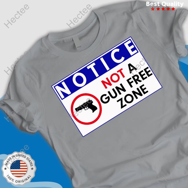UrASmartassC Notice Not A Gun Free Zone Tank Top
