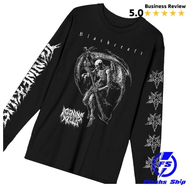 Official Blackcraft Cult Merch Blackcraft X Ice Nine Kills Ink Reaper Unisex Sweatshirt