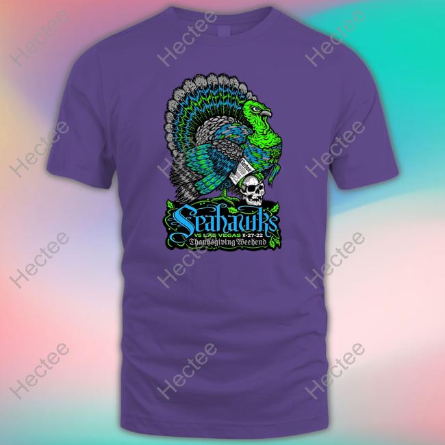 Gameday Poster Seahawks Vs Raiders 2022 Thanksgiving Weekend T Shirt