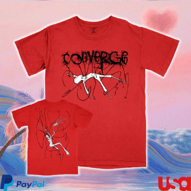 Original Deathwish Inc Merch Store Converge "Forsaken" Premium Red Sweater Deathwishinc Shop