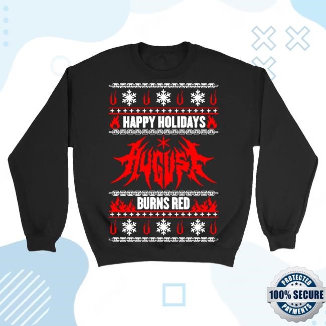 August Burns Red Tour Merch Shop 2024 Ugly Christmas Crewneck Sweatshirt