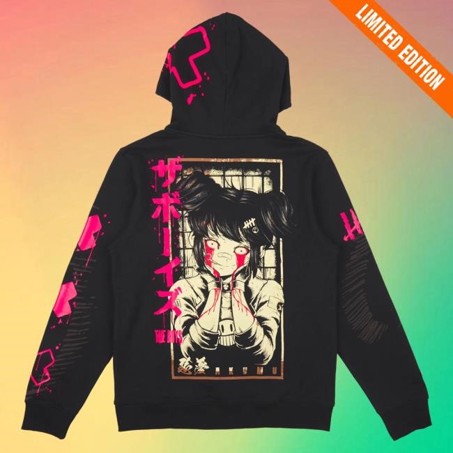Official The Boys Store Merch Akumu Glow In The Dark Black Tee Shirt