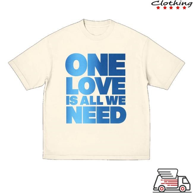 Blue Merch Shop Store One Love Lyric Tank Top