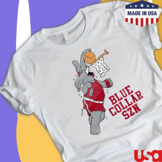 Alabama Crimson Tide Blue Collar Szn Tee Alabama Crimson Tide Blue Collar Szn Shirts