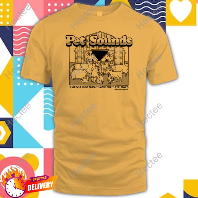 Favoritevegetable Pet Sounds I Guess I Just Wasn’T Made For These Times Long Sleeve T Shirt