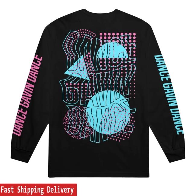 Dance Gavin Dance Band Official Abstract Black Hoodie Sweatshirt