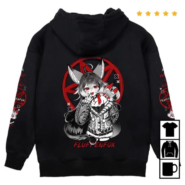 Uwu Market Merch Fluffy Fox Wholesome Group Funny Shirt