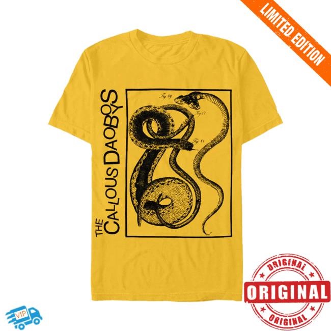 The Callous Daoboys Merch Store Snake Gold Tee