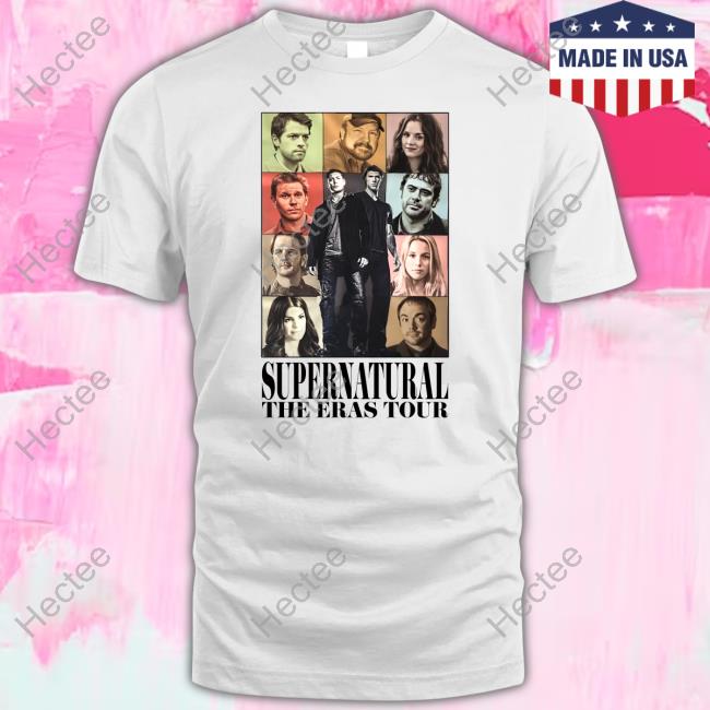 Justinamandon Supernatural The Eras Tour Shirt