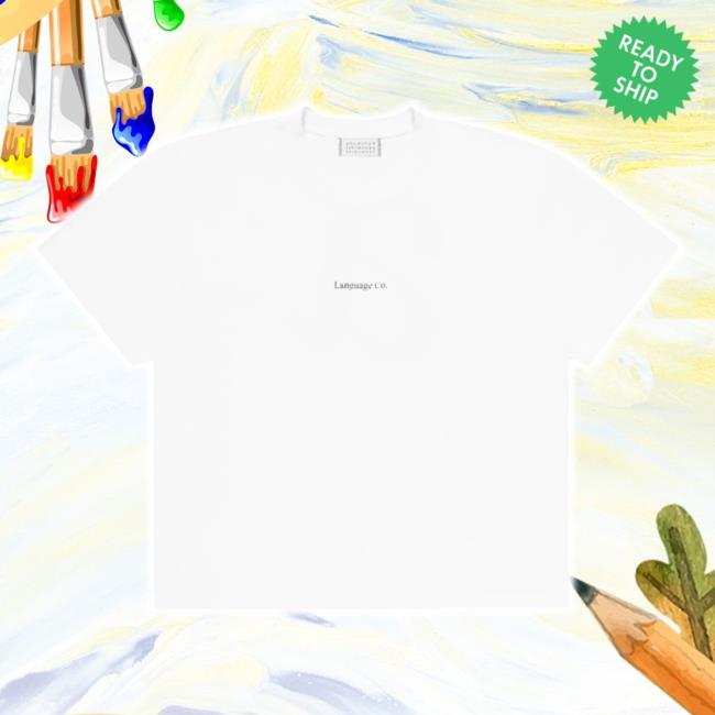 Original Language T-Shirt White Pg-Lang Shop