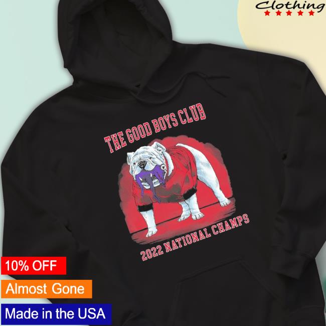 Georgia Bulldogs The Good Boys Club 2022 National Champions Shirt